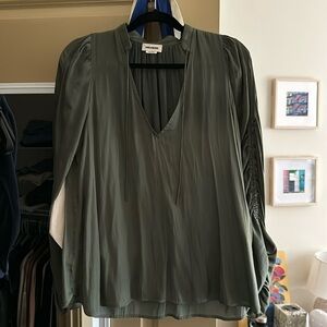 Zadig&Voltaire twenty satin ruched blouse
